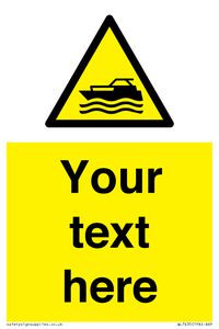 Custom Warning motorised watercraft